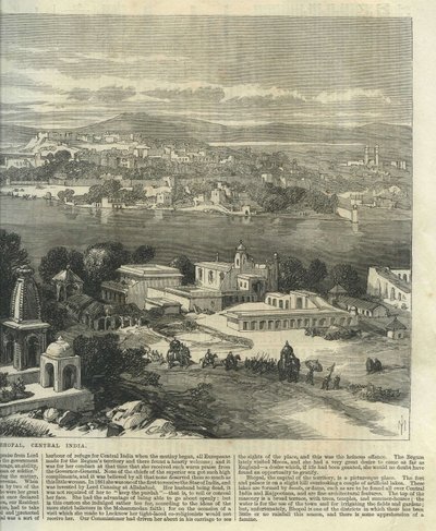 Bhopal, Central India by Illustrated London News